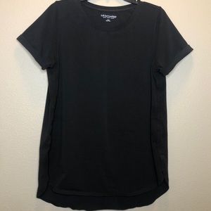 Soft Surroundings Black Iris Tee Size Large
